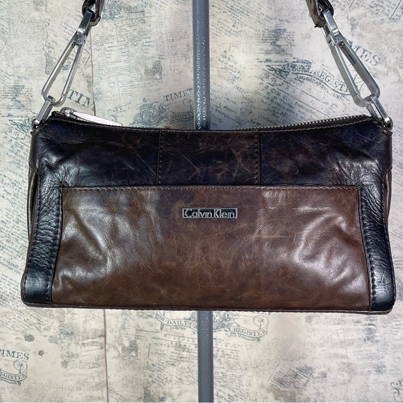 Calvin Klein leather shoulder bag - Picture 2 of 14